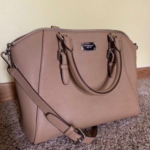 Michael Kors Khaki Satchel Purse
